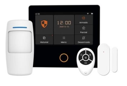 ENERGEEKS - Sistema de alarme Wi-Fi + GSM Protect Plus
Central Wi-Fi + GSM-H502 x 1 unidade
Adaptador DC 5V/1A x 1 unidade
Sensor de movimento x 1 unidade
Controlo remoto x 1 unidade
Sensor de abertura x 1 unidade