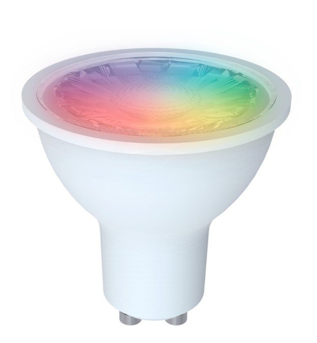 ENERGEEKS - Lâmpada LED Wi-Fi inteligente GU10 5W 400LM CCT (2700-6500K) regulável e RGB