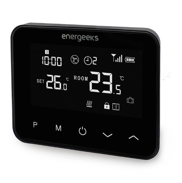 ENERGEEKS - Termóstato Wi-Fi de parede/sem fios Phoenix