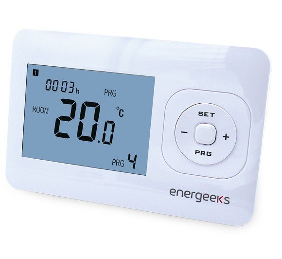 ENERGEEKS - Termóstato Wi-Fi de parede/sem fios Phoenix