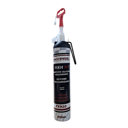 FIXIT HT SILICONE PRESSURIZADO ALTA TEMPRATURA PRETO 200ML