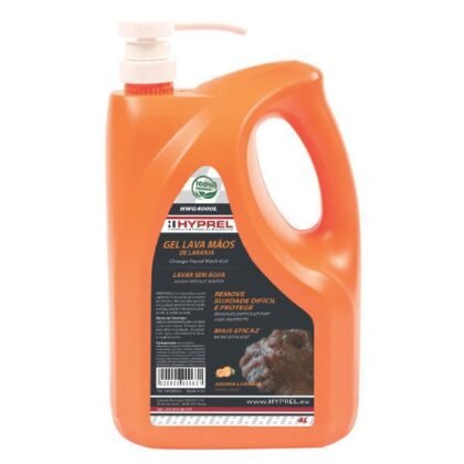 GEL LAVA MAOS LARANJA 4L