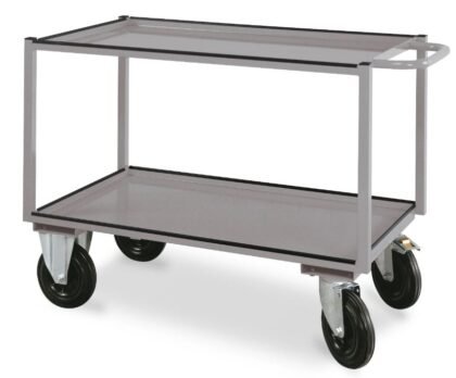 Carro de Transporte com 2 Prateleiras, 810x1300x600 mm, 45 KG