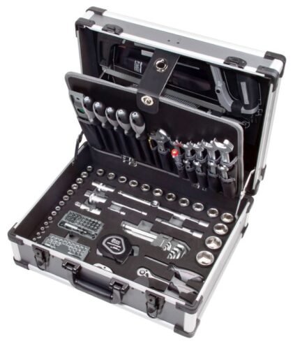 Mala de Ferramentas B147, 1/4"+1/2", 158 pcs