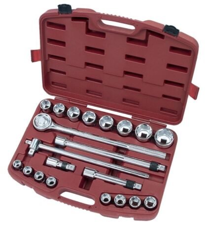 JOGO DE CHAVES CAIXA 21-PCS - 3/4" DR