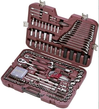 JOGO CHAVES DE CAIXA 1/4", 1/2", 3/8"  228PCS