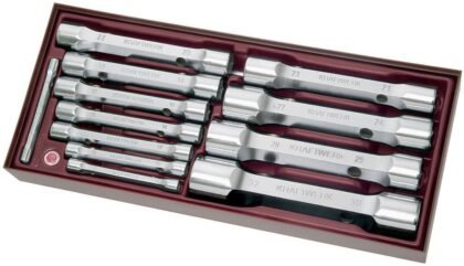 19-pcs COMPLETO Chaves Tubos Sextavadas