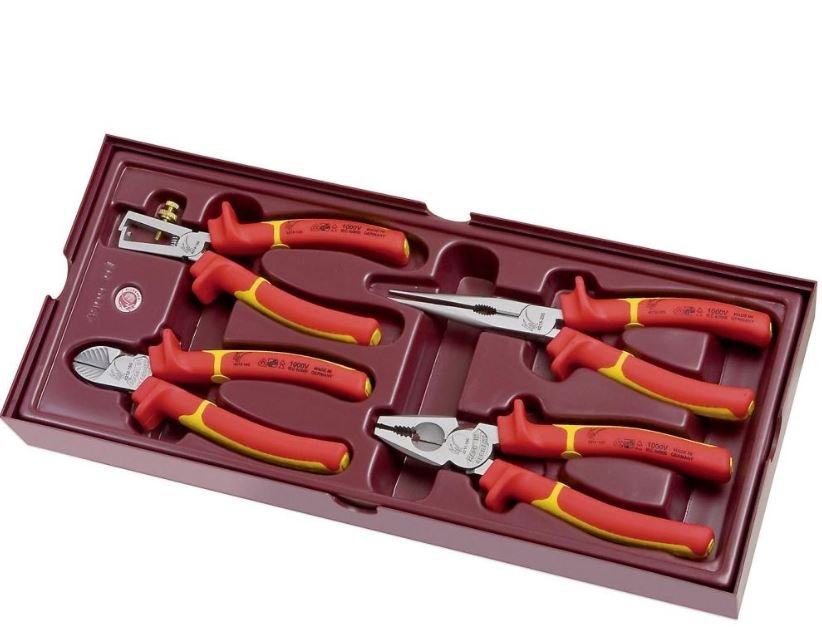4-pcs COMPLETO Alicates Hightech VDE-1000V