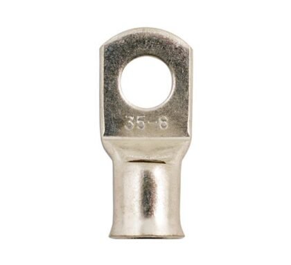 TERMINAIS DE TUBO DE COBRE 35MM² X 8,0MM, PACOTE COM 10 UNIDADES