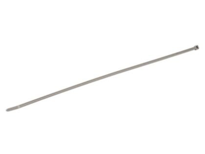 ABRAÇADEIRA DE NYLON HELLERMANN PRATEADA 390 MM X 4,6 MM T50L, PACOTE COM 100 UNIDADES