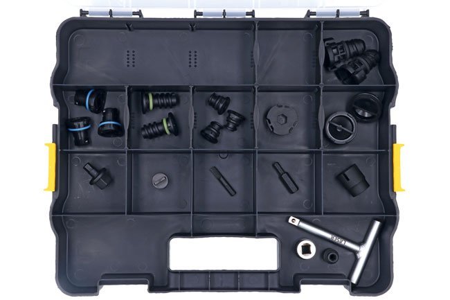KIT DE TAMPÕES DE PLÁSTICO VARIADOS PARA CÁRTER COM FERRAMENTAS - 21 PEÇAS - Image 5