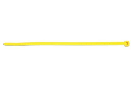 ABRAÇADEIRA DE NYLON AMARELA HELLERMANN 200 MM X 4,6 MM, PACOTE COM 100 UNIDADES