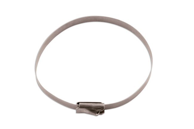ABRAÇADEIRA DE AÇO INOXIDÁVEL 150 MM X 4,6 MM, PACOTE COM 100 UNIDADES - Image 2