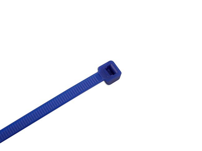 ABRAÇADEIRA DE NYLON AZUL 200 MM X 4,8 MM, PACOTE COM 100 UNIDADES - Image 2