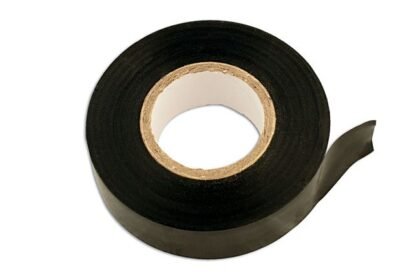 FITA ISOLANTE DE PVC PRETA, 19 MM X 20 M, PACOTE COM 10 UNIDADES.