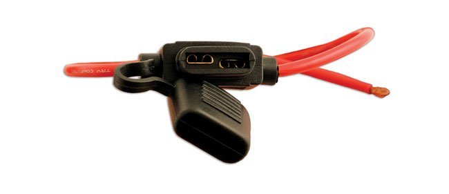 PORTA-FUSÍVEL DE LÂMINA À PROVA DE RESPINGOS - VERMELHO 30A 10 UNIDADES - Image 2