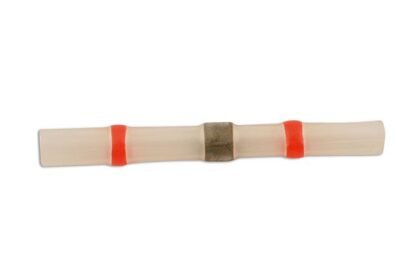 CONECTOR DE EMENDA TERMORRETRÁTIL PARA SOLDA VERMELHA, 100 UNIDADES