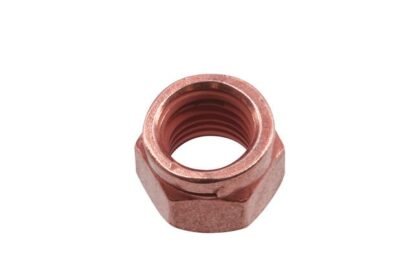 PORCA SEXTAVADA COM RANHURA E REVESTIMENTO DE COBRE M10 X 1,5 X 14 MM (5 PEÇAS)