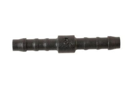 CONECTOR RETO PARA TUBO DE PLÁSTICO, 5 MM DE DIÂMETRO INTERNO X 45 MM, PACOTE COM 10 PEÇAS.