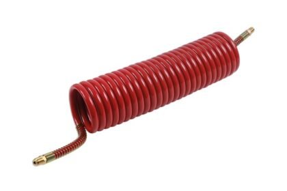 MANGUEIRA DE AR RETRÁTIL DE 1/4" BSP COM CONEXÕES MACHO DE 14.5mts