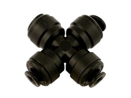 CONECTOR CRUZADO DE ENCAIXE RÁPIDO 4MM, PACOTE COM 5 PEÇAS