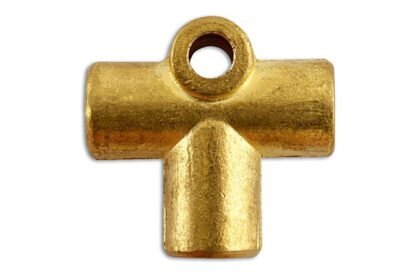 CONECTOR DE TUBO DE TRAVAO DE 3 VIAS 3/8 UNF X 24 TPI, PACOTE COM 5 PEÇAS