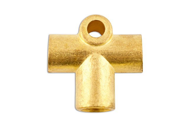 CONECTOR FÊMEA DE 3 VIAS PARA TUBO DE TRAVAO, 10 X 1 MM, PACOTE COM 5 PEÇAS