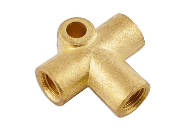 CONECTOR FÊMEA DE 3 VIAS PARA TUBO DE TRAVAO, 10 X 1 MM, PACOTE COM 5 PEÇAS - Image 2