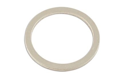 ANILHA PARA BUJÃO DE CÁRTER, ALUMÍNIO 22 X 27 X 1,5 MM, PACOTE COM 50 UNIDADES
