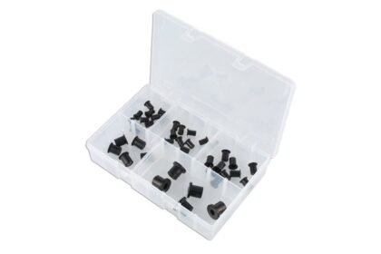 CONJUNTO DE 40 INSERTOS DE BORRACHA PARA PORCAS SORTIDOS