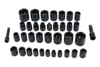 CONJUNTO DE CHAVE DE CAIXA DE IMPACTO 3/8"D, 1/2"D 37PC