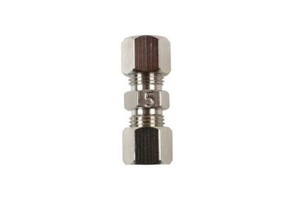 CONEXÕES DE COMPRESSÃO 5MM, PACOTE COM 5 PEÇAS