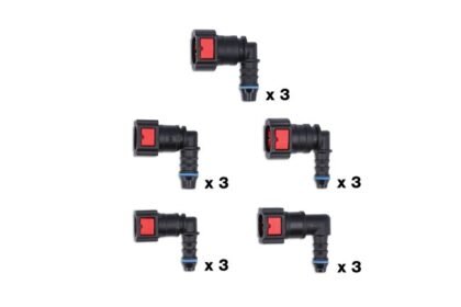 CONJUNTO DE 15 CONECTORES RÁPIDOS ADBLUE® ANGULARES DE 90°