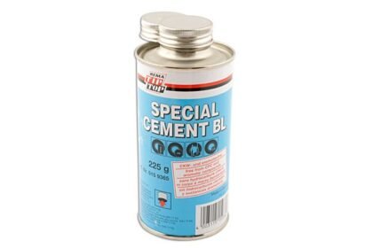 CIMENTO AZUL PARA REMENDOS DE PNEUS 200G COM PINCEL INCLUSO (1 UNIDADE)