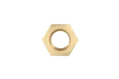 PORCA SEXTAVADA DE LATÃO M8 X 1,25 X 13 MM (10 UNIDADES)