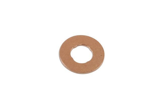 ANILHA DE COBRE PARA INJETOR COMMON RAIL, 15 X 7,5 X 1 MM, PACOTE COM 12 UNIDADES - Image 2