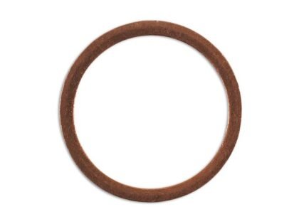 ANILHA PARA BUJÃO DE CÁRTER, COBRE 18 X 22 X 1,5 MM, PACOTE COM 10 UNIDADES