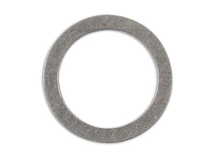 ANILHA PARA BUJÃO DE CÁRTER, ALUMÍNIO 12 X 15 X 1,5 MM, PACOTE COM 10 UNIDADES