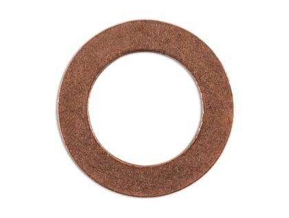 ANILHA PARA BUJÃO DE CÁRTER, COBRE, 16,3 X 25 X 2 MM, PACOTE COM 10 UNIDADES