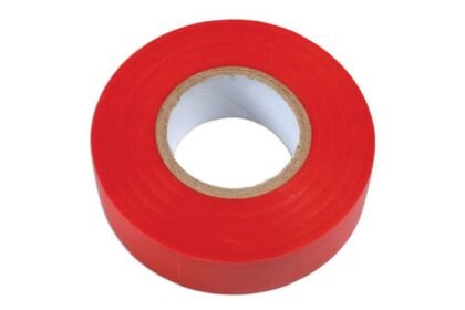 FITA ISOLANTE DE PVC VERMELHA, 19 MM X 20 M, 1 UNIDADE