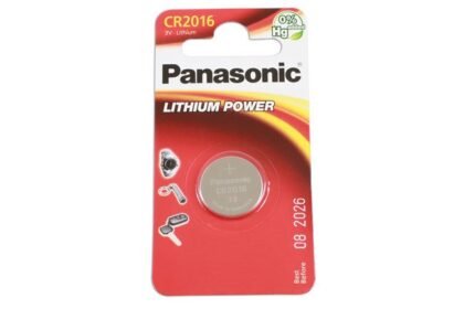 BATERIA TIPO MOEDA PANASONIC CR2016 (1 UNIDADE)