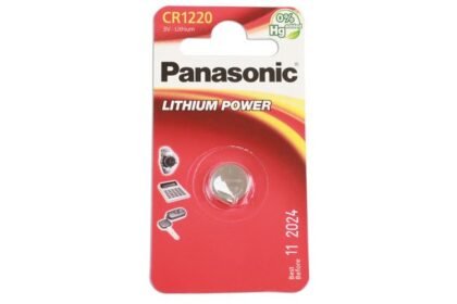 BATERIA TIPO MOEDA PANASONIC CR1220 (1 UNIDADE)