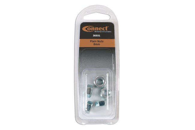 PORCAS LISAS MÉTRICAS 8MM, PACOTE COM 5 PEÇAS - Image 2