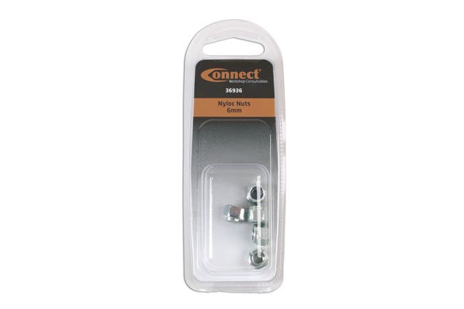 PORCAS NYLOC MÉTRICAS 6MM, PACOTE COM 5 PEÇAS - Image 2