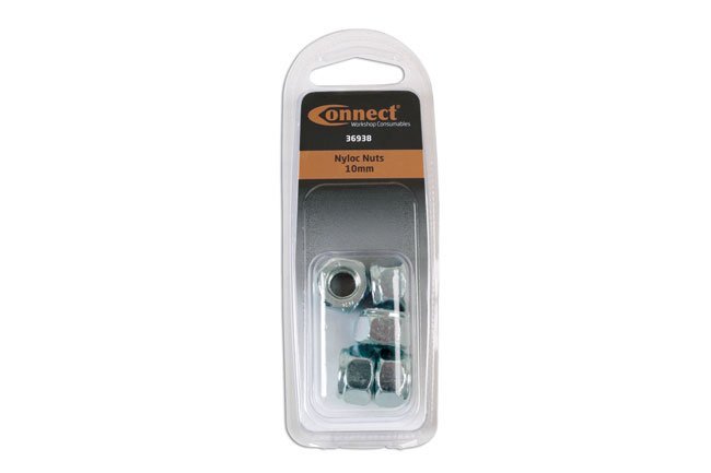PORCAS NYLOC MÉTRICAS 10MM, PACOTE COM 5 UNIDADES - Image 2