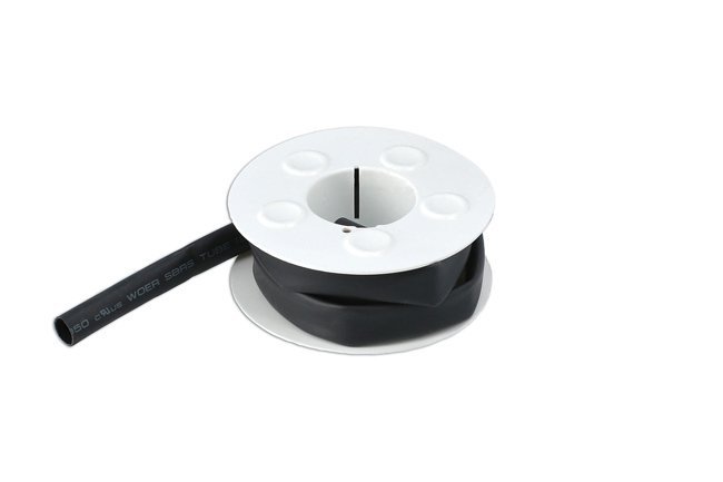 TUBO TERMORRETRÁTIL EM ROLO 7.9MM ROLO 1.22M PRETO