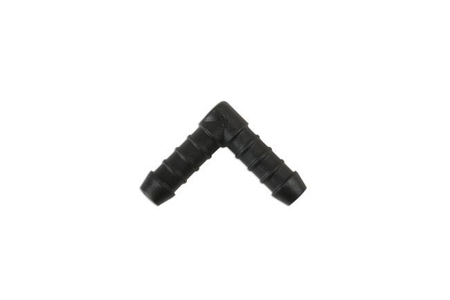 CONECTOR DE COTOVELO PARA TUBO DE PLÁSTICO, 10 MM DE DIÂMETRO INTERNO, PACOTE COM 5 PEÇAS