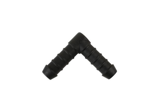 CONECTOR DE COTOVELO PARA TUBO DE PLÁSTICO, 12 MM DE DIÂMETRO INTERNO, PACOTE COM 5 PEÇAS