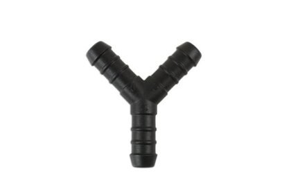 CONECTOR EM Y PARA TUBO DE PLÁSTICO 12MM (5 PEÇAS)