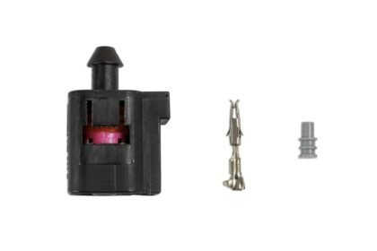 KIT COM 15 CONECTORES FÊMEA ELÉTRICOS VW GROUP DE 1,5 MM E 1 PINO